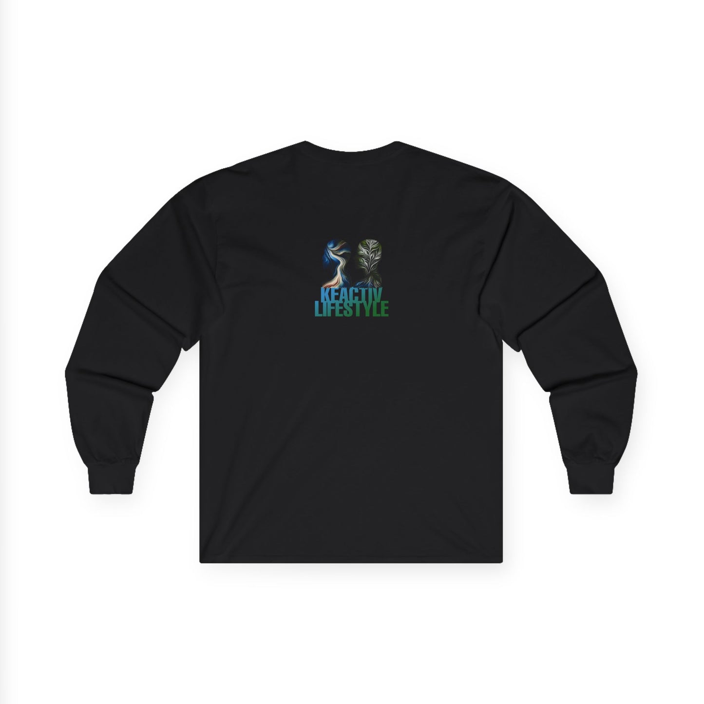 Long Sleeve Tee - Silhouette with Nature's FlowDesign